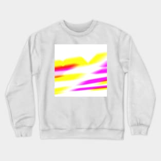 red yellow pink white abstract texture Crewneck Sweatshirt